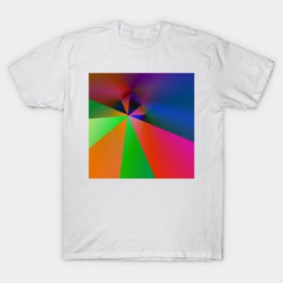 multicolored texture art T-Shirt